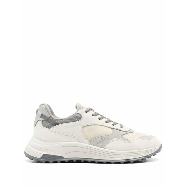ホー火器 メンズ スニーカー シューズ Hyperlight suede sneakers Neutrals