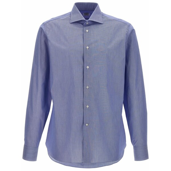 ボリエッロ メンズ プルオーバー トップス Cotton shirt Blue