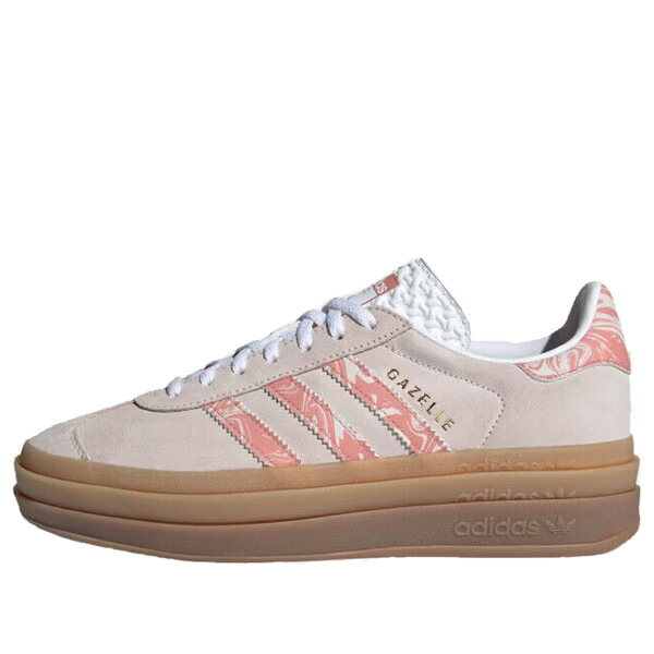 adidas アディダス レディース スニーカー Putty Mauve/Wonder Clay/Cloud White 【(WMNS) adidas Gazelle Bold \u0027Putty Mauve Marble\u0027 ID3739】  大きさ US_5(22.0糎)