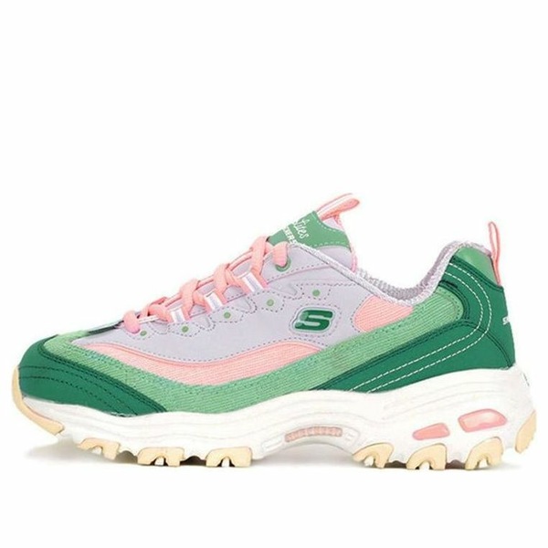 Skechers スケッチャーズ レディース スニーカー Green/Pinkred 【(WMNS) Skechers DLites 1.0 Dad Shoes GS Green/Pink 149906-GRPK】  サイズ US_7.5(24.5cm)