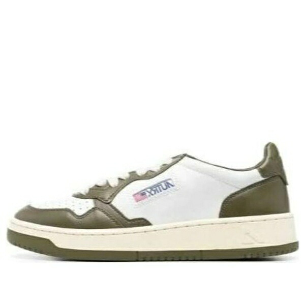 AUTRY オートリー レディース スニーカー White/Olive Green 【(WMNS) AUTRY Medalist Low Bicolor 'White Olive Green' AULW-WB33】 サイズ US_9(26.0cm)|asty