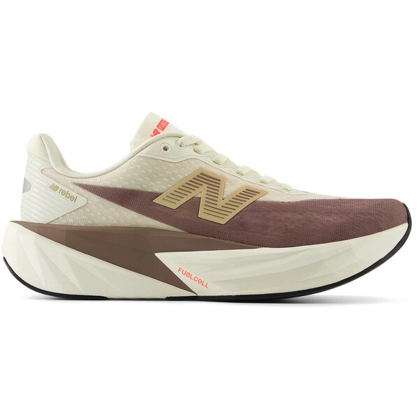 New Balance ニュー平衡にする レディース スニーカー  【New Balance FuelCell Rebel v5 Angora Earth Shadow (Women\u0027s)】  大いさ US_W_10 Angora/Earth Shadow/Sea Salt スニーカー-レディース靴-靴