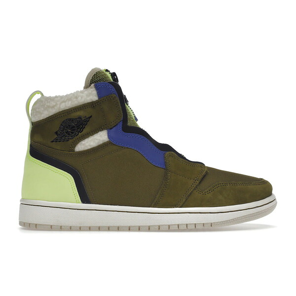 Jordan ジョーダン レディース スニーカー 【Jordan 1 Retro High Zip Utility Pack (Women's)】 サイズ US_9.5(26.5cm) Olive Flak/Black-Volt Glow-Beach|asty