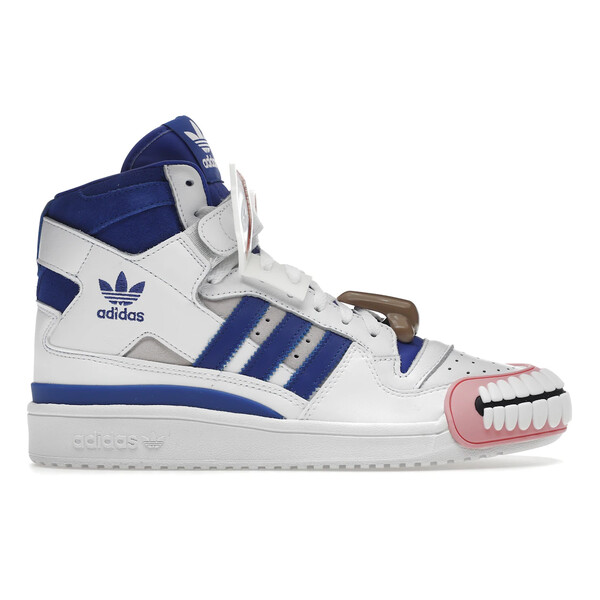 adidas アディダス メンズ スニーカー 【adidas Forum High Kerwin Frost Humanarchives】 サイズ US_10.5(28.5cm) White/Blue/Grey｜asty