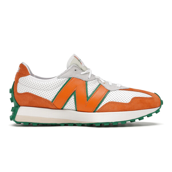 New Balance ニューバランス メンズ スニーカー 【New Balance 327 Casablanca Orange】 サイズ US_11(29.0cm) White/Orange-Green｜asty