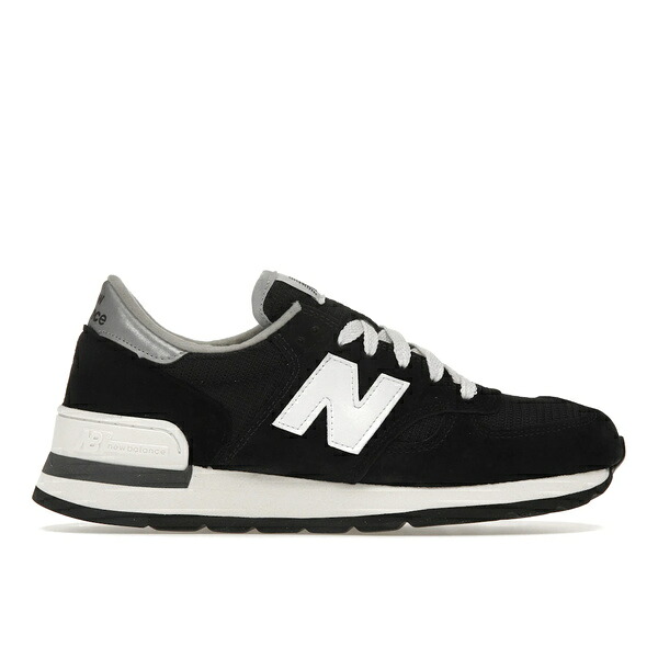New Balance ニューバランス メンズ スニーカー 【New Balance 990v1 MiUSA Black White】 サイズ US_10.5(28.5cm) Black/White|asty