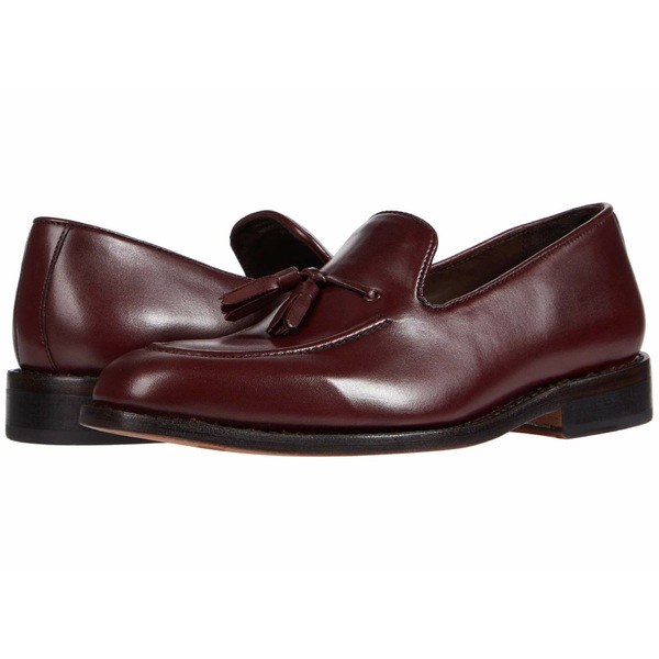 アンソニー ヴィア メンズ スリッポン・ローファー シューズ Kennedy Tassel Loafer Oxblood画像
