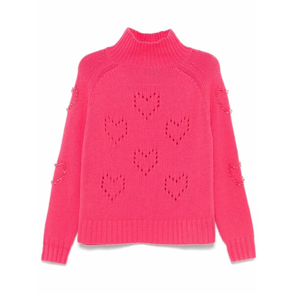 エムシーツーセイントバース レディース 編み物\u0026スウェーター アウター Meghan sweater Pink