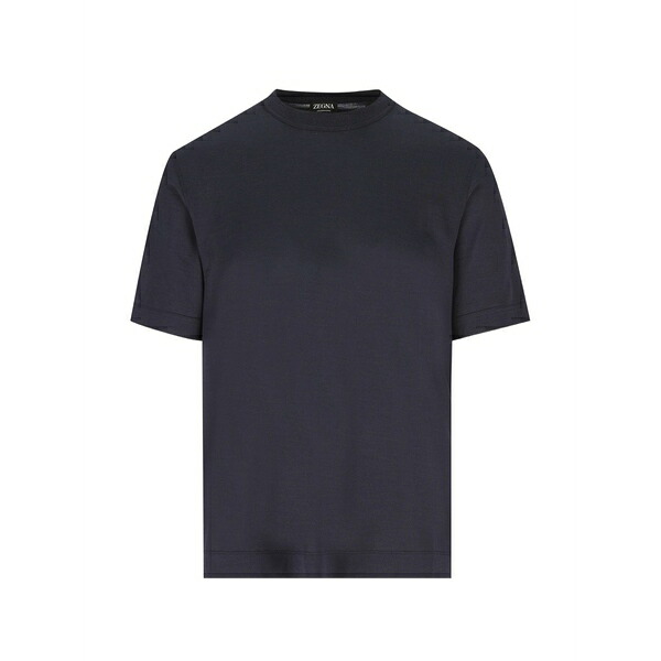 ゼニア メンズ Tシャツ トップス Short-sleeve t-shirt Blue|asty