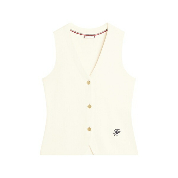 トミー ヒルフィガー レディース 上衣＆上衣 アウター Buttoned waistcoat  Neutrals