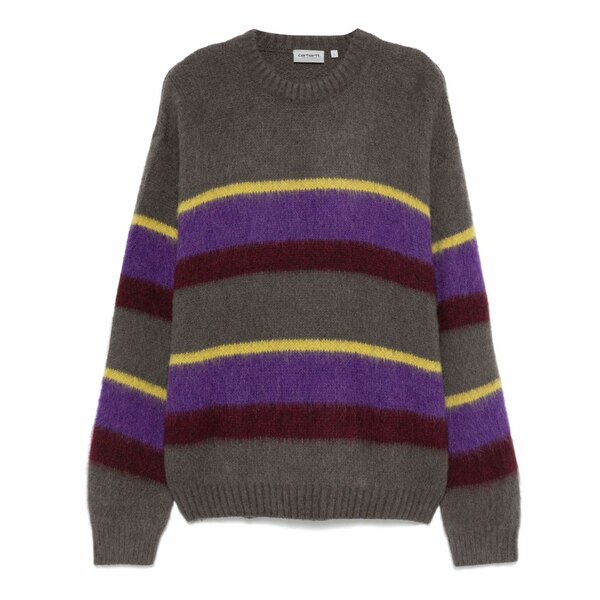 鉄道車両ハート形 メンズ 編み物\u0026プルオーバー アウター Merton sweater  Grey