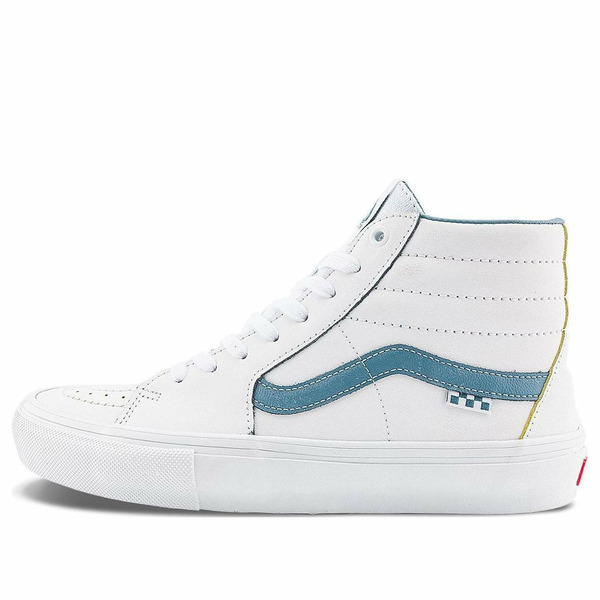 Vans バンズ メンズ スニーカー 【Vans SK8-Hi 'White Blue' VN0A5FCCZ5D】 サイズ US_9.5(27.5cm)｜asty