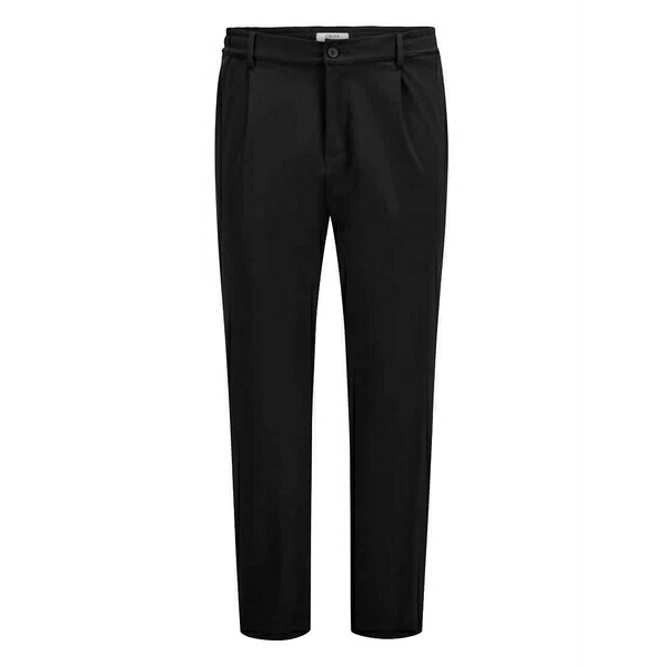 クルーナ メンズ カジュアルパンツ ボトムス Pleated drawstring trousers Black｜asty 37,570円