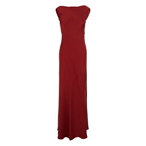 アントネリ レディース ワンピース トップス Cowl-neck maxi dress Red｜asty 74,140円