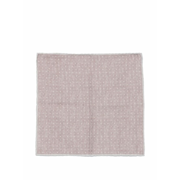 イレブンティ メンズ マフラー・ストール・スカーフ アクセサリー Polka-dot pocket square Grey