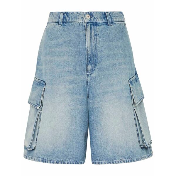 J.W.アンダーソン メンズ カジュアルパンツ ボトムス Cargo denim shorts Blue|asty