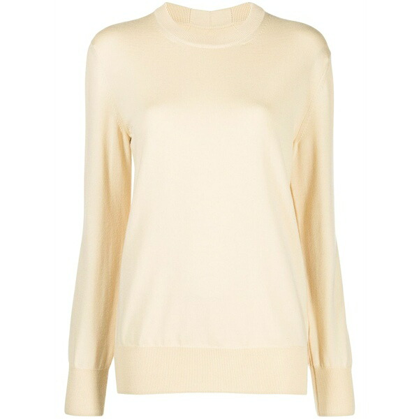 ジル・サンダー レディース 編み物\u0026スウェーター アウター Crew-neck wool jumper Neutrals