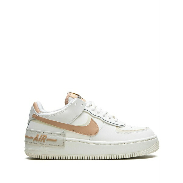 ナイキ レディース スニーカー シューズ Air force 1 shadow "sail fossil light bone" sneakers White｜asty