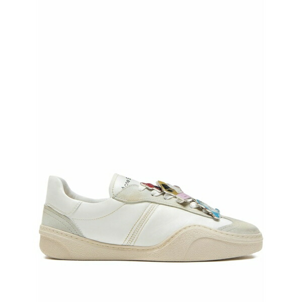 アクネ ストゥディオズ レディース スニーカー シューズ Charm-detail low-top sneakers White