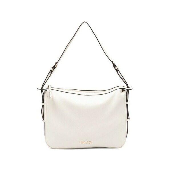 リュージョー レディース ショルダーバッグ バッグ Medium zip leather shoulder bag Neutrals｜asty