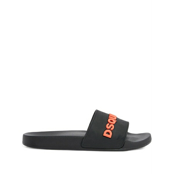 ディースクエアード メンズ サンダル シューズ Logo slides Black