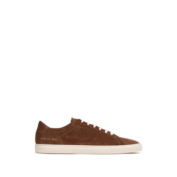 コモン・プロジェクツ メンズ スニーカー シューズ Achilles suede sneakers Brown｜asty