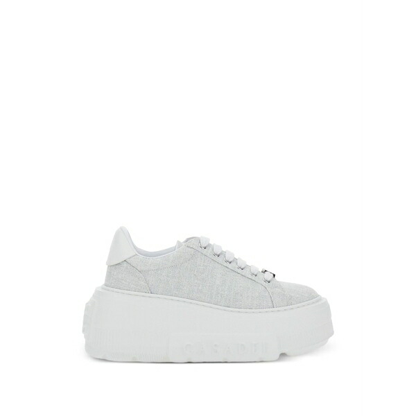 カサディ レディース スニーカー シューズ Nexus platform embellished sneakers Grey