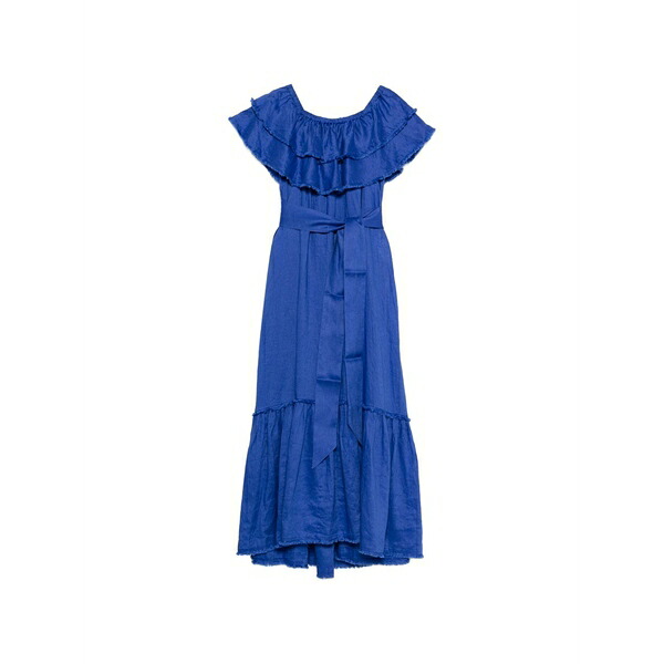 パロッシュ レディース ワンピース トップス Tie-belt maxi dress Blue｜asty