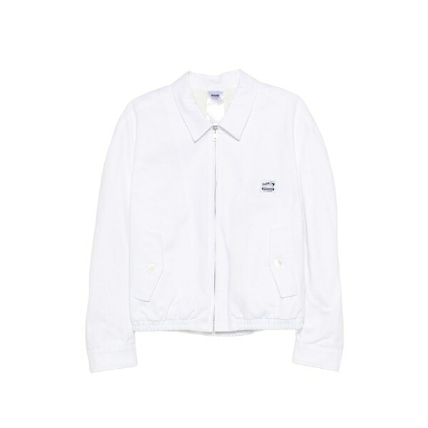 マリアーノ メンズ ジャケット&ブルゾン アウター Zipped shirt jacket White|asty