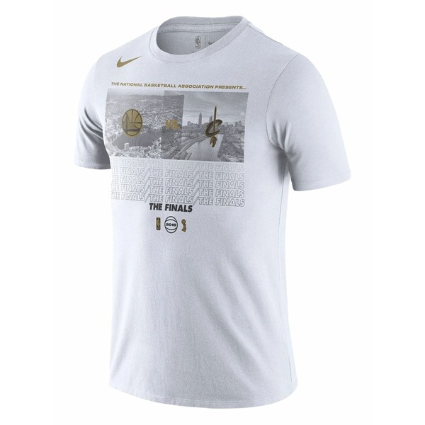 ナイキ レディース Tシャツ トップス 2018 nba finals bound dueling team matchup t-shirt White｜asty