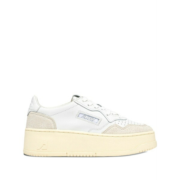 オートリー レディース スニーカー シューズ Platform low leather sneakers White|asty