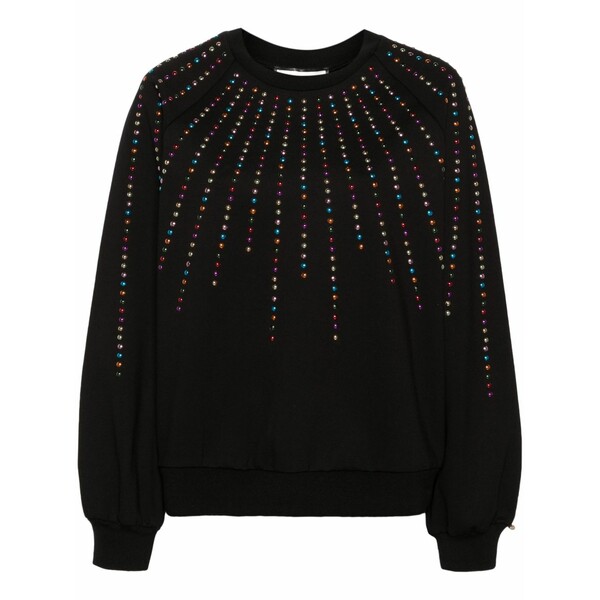 ニッサ レディース ニット&セーター アウター Stud-embellished jumper Black｜asty