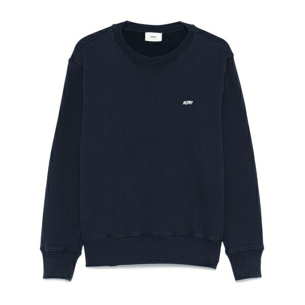 オートリー メンズ パーカー・スウェットシャツ アウター Cotton sweatshirt Blue