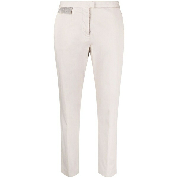 ファビアナ フィリッピ レディース カジュアルパンツ ボトムス Tapered tailored trousers Neutrals|asty