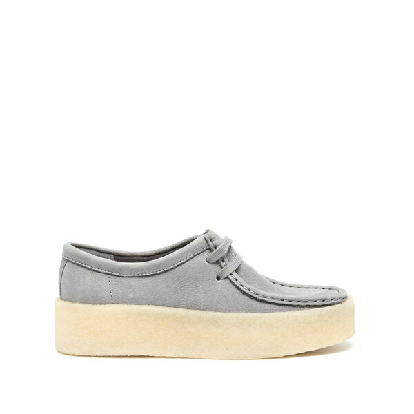 クラークス レディース スリッポン・ローファー シューズ Wallabee cup loafers Grey|asty
