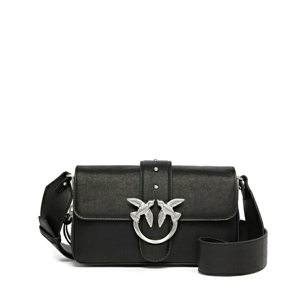 ピンコ レディース ショルダーバッグ 御徒面子 Mini love one cross body bag Black