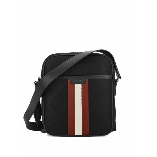 バリー メンズ ショルダーバッグ 御徒面子 Stripe messenger bag Black