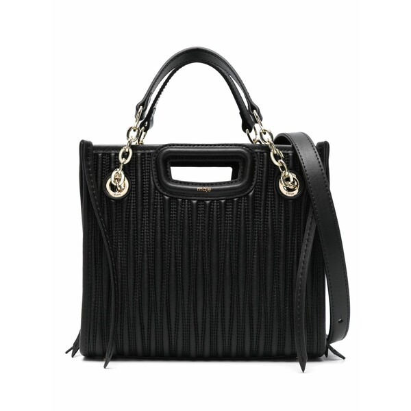 マージュ レディース トートバッグ バッグ Mini quilted leather tote bag Black｜asty 52,680円