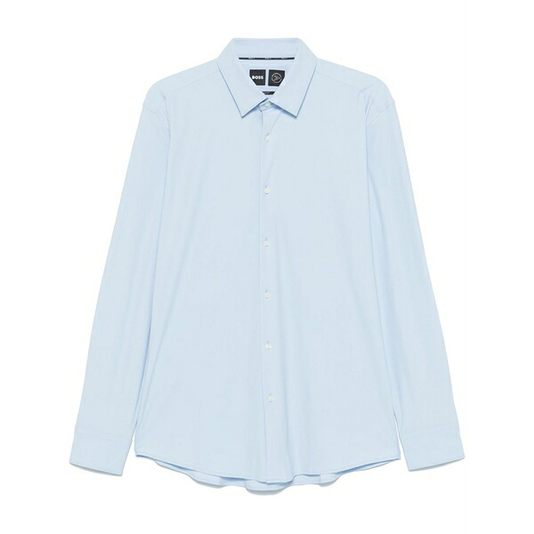 ボス メンズ シャツ トップス Long-sleeve shirt  Blue