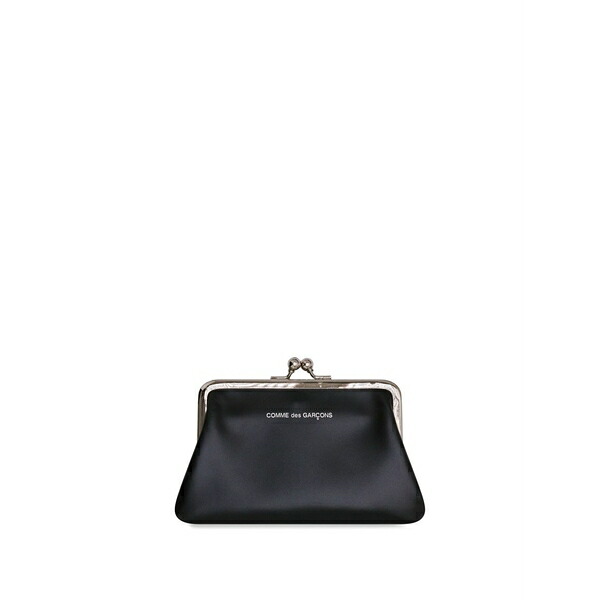 コムデギャルソン メンズ 財布 アクセサリー Kiss-clasp purse Black｜asty