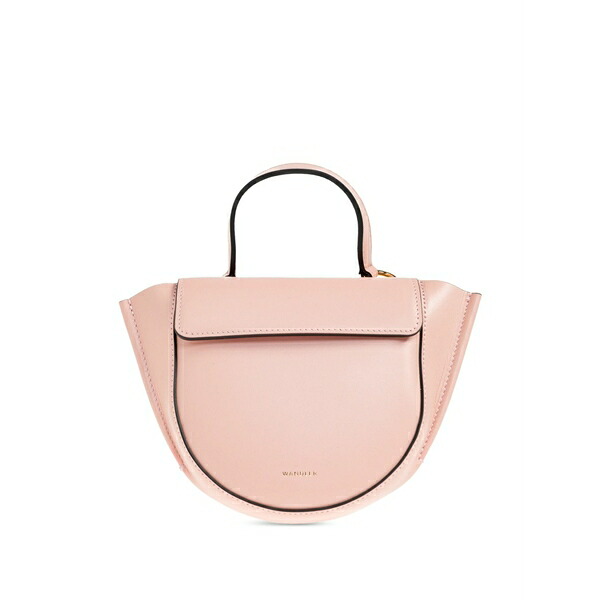 ワンドラー レディース トートバッグ バッグ Hortensia piccola handle leather tote bag Pink|asty