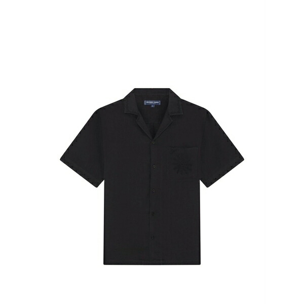 フレスコボールカリオカ メンズ シャツ トップス Alves embroidered pocket shirt Black｜asty