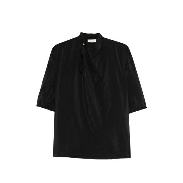 ルメール レディース シャツ トップス Soft collar ruffled top Black｜asty 134,400円