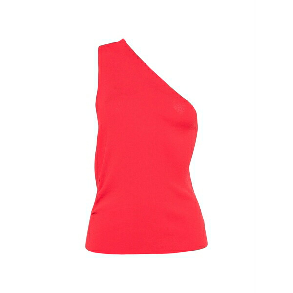 ヴィコロ レディース カットソー トップス One-shoulder backless top Red｜asty