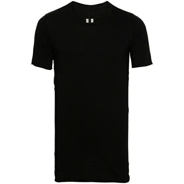 リックオウエンス メンズ Tシャツ トップス Basic organic cotton t-shirt Black｜asty