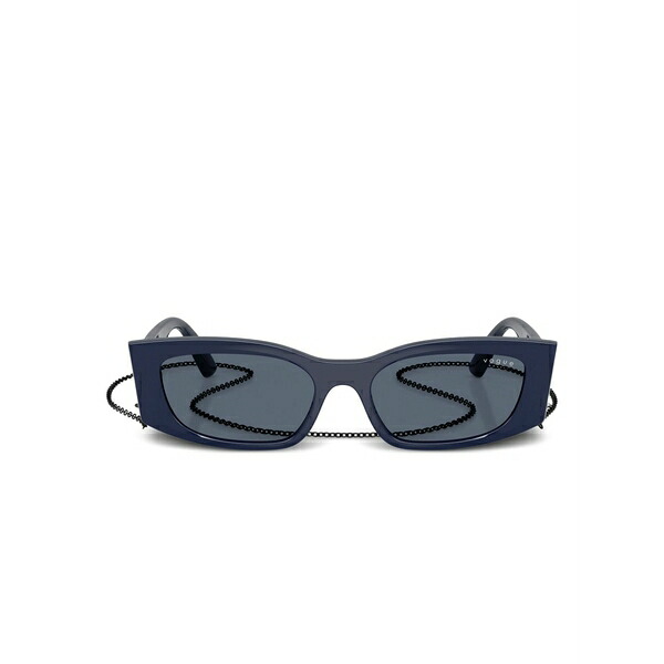 ヴォーグアイウェア メンズ サングラス・アイウェア アクセサリー Chain-detail sunglasses Blue｜asty
