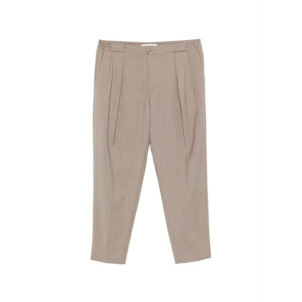 ブリリア 1949 メンズ カジュアルパンツ ボトムス Pleated trousers Neutrals|asty