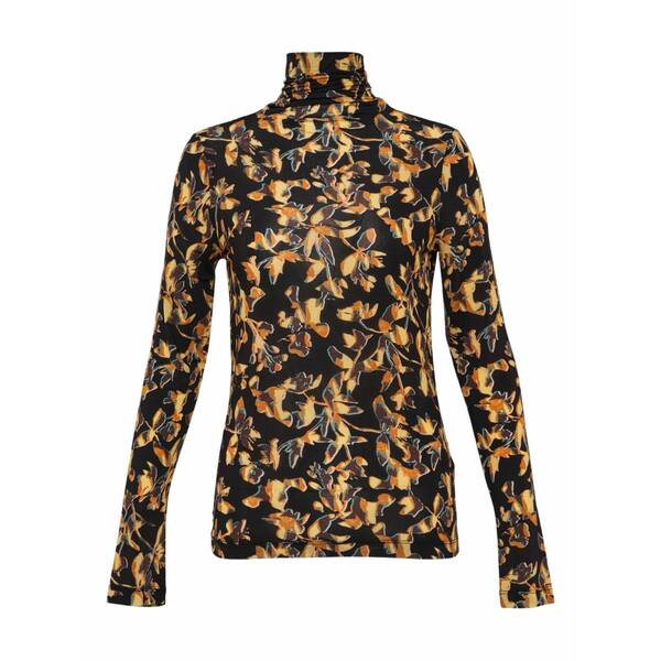 ウラ・ジョンソン レディース Tシャツ トップス Aurelia turtleneck top Black|asty