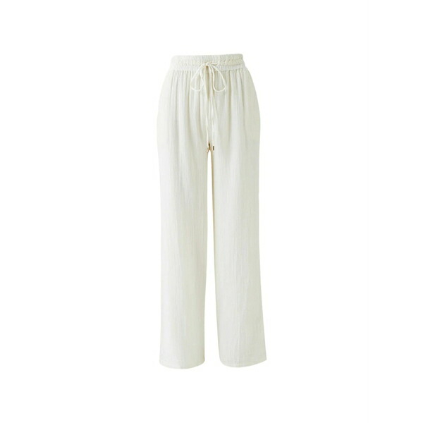 メリッサ オダバッシュ レディース カジュアルパンツ ボトムス Krissy drawstring trousers White｜asty