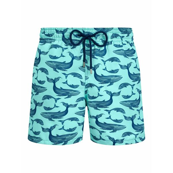 ヴィルブレクイン メンズ カジュアルパンツ ボトムス Whale-print swim shorts Blue｜asty